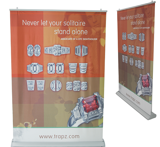 רול אפ רחב 1.5 מטר